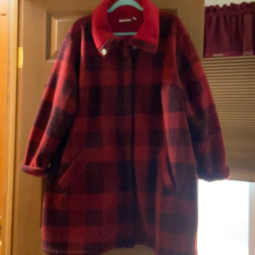 Denim and company fleece coat.